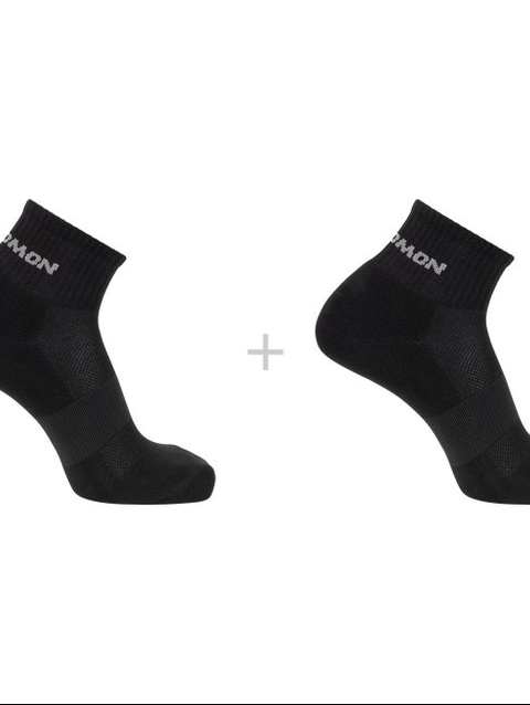 EVASION ANKLE 2-PACK Unisex Socks BLACK