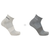 EVASION ANKLE 2-PACK Unisex Socks Light Grey / HEATHER MEDIUM