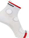 S/LAB PULSE ANKLE Unisex Socks WHITE / Fiery Red