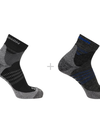 X ULTRA ACCESS QUARTER 2-PACK Unisex Socks Anthracite / BLACK