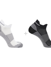 AERO ANKLE 2-PACK Unisex Socks BLACK / WHITE