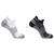 AERO ANKLE 2-PACK Unisex Socks BLACK / WHITE