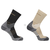 X ULTRA ACCESS CREW 2-PACK Unisex Socks BLEACHED SAND / BLACK