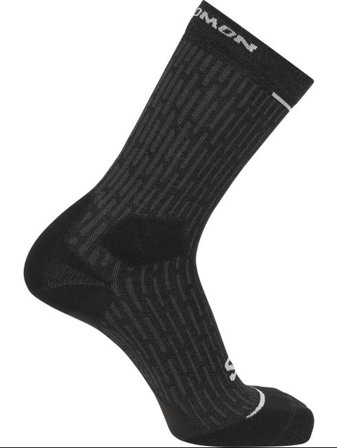 ULTRA GLIDE CREW Unisex Socks BLACK / Phantom / GHOST GRAY 16-4703 TCX