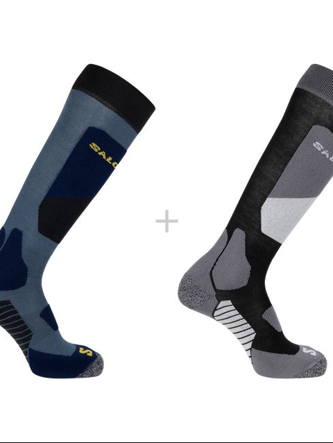 S/ACCESS 2-PACK Unisex Socks BLACK / Copen Blue