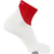 S/LAB PHANTASM ANKLE Unisex Socks WHITE / Fiery Red