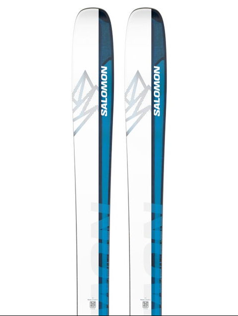 QST ECHO 106 Unisex Freeride Skis White / Race Blue / Process Blue