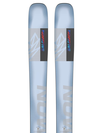 QST BLANK Unisex Freeride Skis Illusion Blue / Pastel Neon Blue 3 / Poppy Red