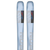 QST BLANK Unisex Freeride Skis Illusion Blue / Pastel Neon Blue 3 / Poppy Red