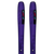 QST 98 Unisex Freeride Skis Tillandsia Purple / Pastel Neon Blue 3 / Poppy Red