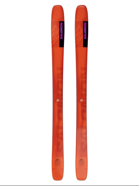 QST 106 Unisex Freeride Skis Neon Punch / Pastel Neon Purple 1 / Neon Fuschia