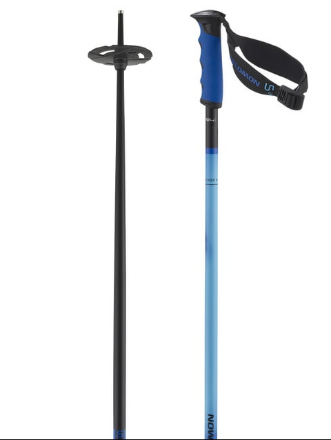 HACKER S3 Unisex Alpine Poles Black / Blue