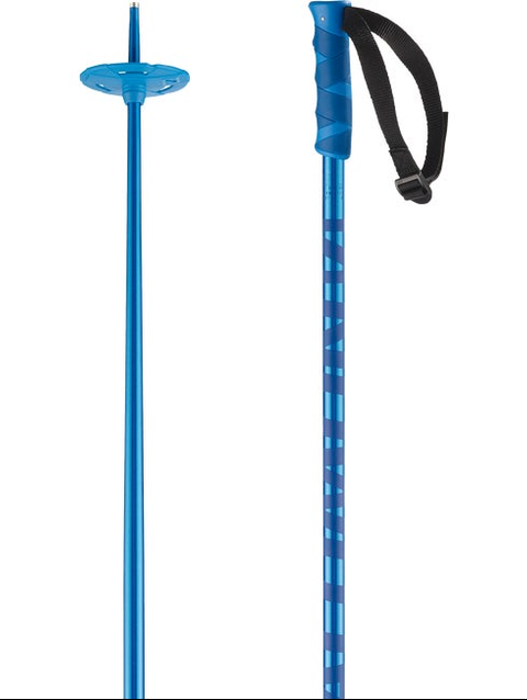 HACKER Unisex Alpine Poles Blue