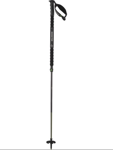 MTN CARBON S3 Unisex Alpine Poles Black / Yellow