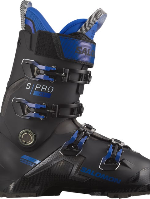 S/PRO HV 130 Men's On-Piste Boots Black / Blue Met. / Beluga