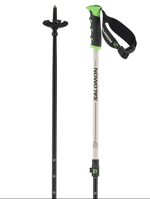 MTN ALU S3 Unisex Alpine Poles Rainy Day / Green