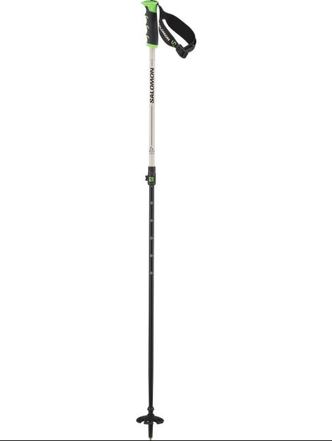 MTN ALU S3 Unisex Alpine Poles Rainy Day / Green