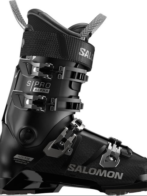 S/PRO ALPHA 110 Men's On-Piste Boots Black / Dark Grey Met.