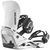 HOLOGRAM Unisex Snowboard Bindings White