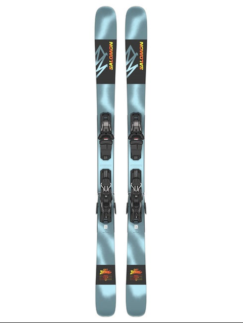 QST SPARK (and M10) Unisex Freestyle Ski Package Aquatic / Flame Orange