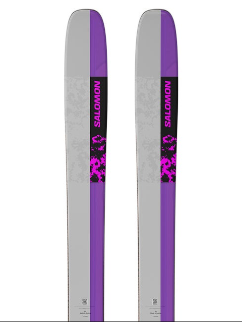 QST X Unisex Freeride Skis Black / Shocking Pink / Lunar Rock