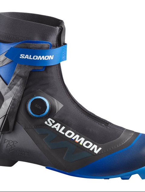 S/RACE SKIATHLON BOA® Unisex Skating|Classic Nordic Boots Black / Race Blue