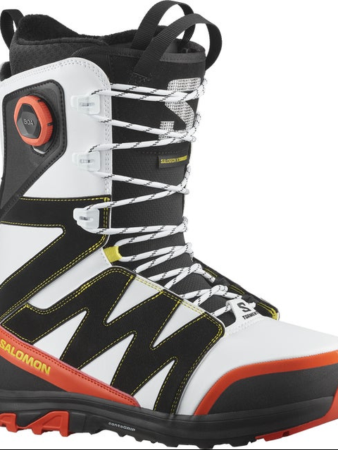 X APPROACH LACE SJ BOA® TEAM Unisex Snowboard Boots White / Cherry Tomato / Black