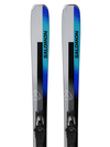 STANCE 80 (and M11) Unisex All-Mountain Ski Package Silver Met. / Turquoise / Race Blue