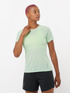 CROSS RUN Women's Short Sleeve T-Shirt AQUA FOAM