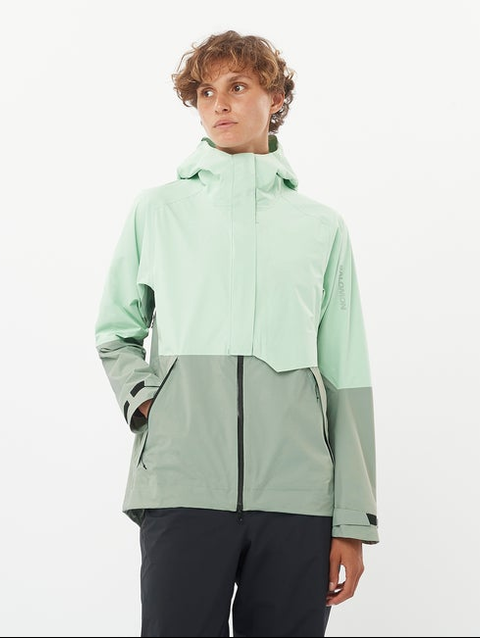 OUTERPATH PRO 2.5L Women's Shell Jacket ICEBERG GREEN / AQUA FOAM