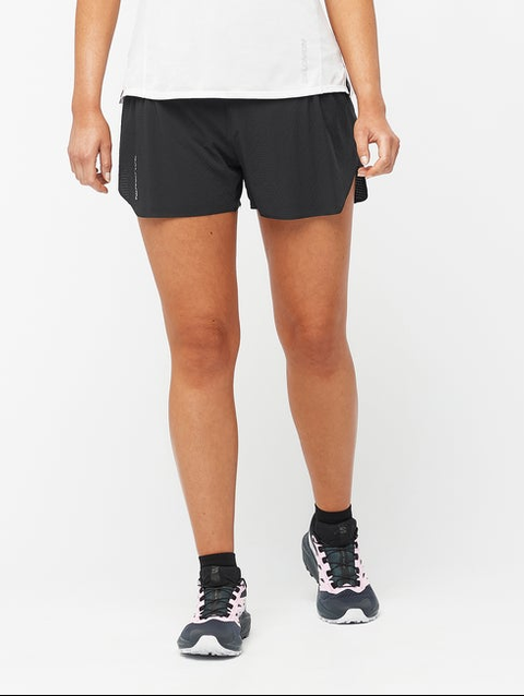 SENSE AERO 3" Women's Shorts DEEP BLACK