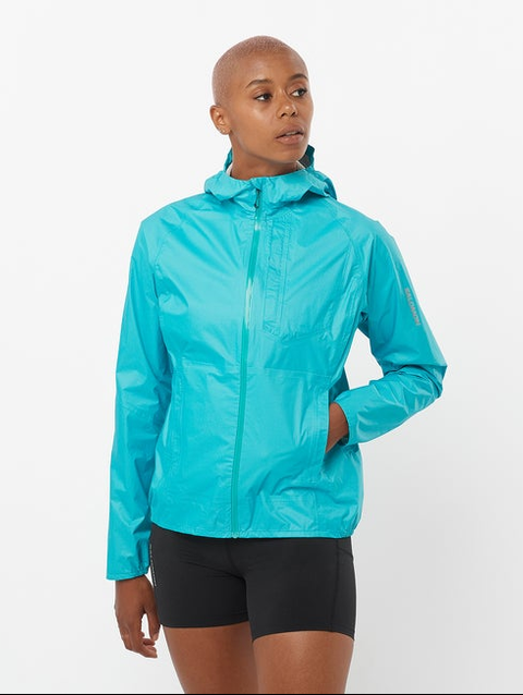 BONATTI WATERPROOF Women's Shell Jacket Peacock blue