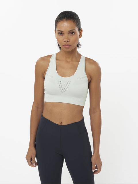 ELEVATE MOVE ON Women's Sports Bra MISTY BLUE / Heather