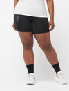 CROSS RUN 5" Women's Short Tights DEEP BLACK