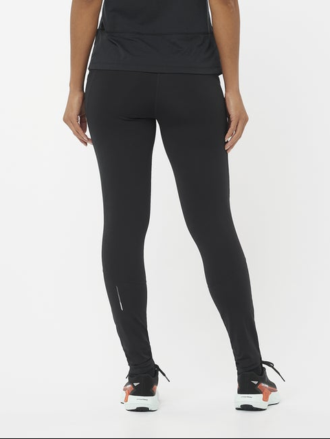 CROSS RUN 28" Women's Tights DEEP BLACK