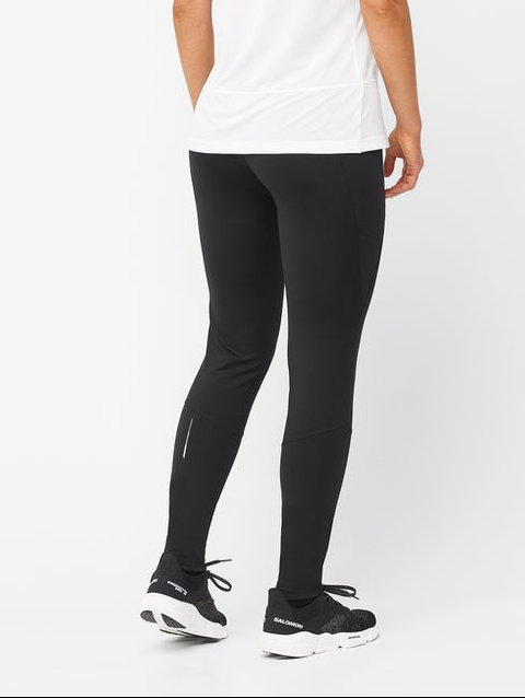 CROSS RUN 28" Women's Tights DEEP BLACK