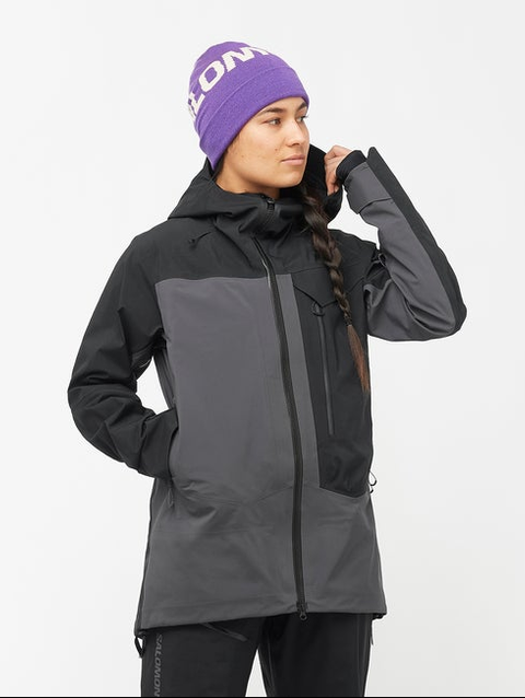 MOON PATROL GORE-TEX Women's Shell Jacket DEEP BLACK / PERISCOPE