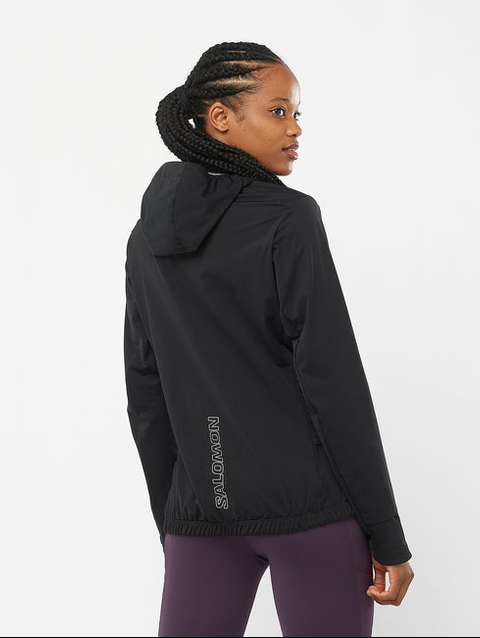 LIGHT SHELL Women's Wind Jacket DEEP BLACK