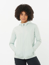 OUTLINE ALL SEASON HYBRID Women's Midlayer Jacket Hoodie MISTY BLUE