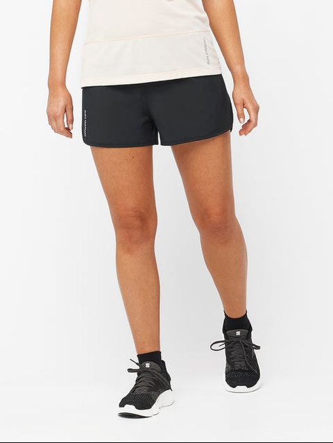 CROSS 3" Women's Shorts DEEP BLACK