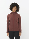 ESSENTIAL LIGHTWARM Women's Midlayer Jacket Hoodie RUM RAISIN