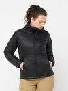 OUTLINE Women's Insulated Hooded Jacket DEEP BLACK