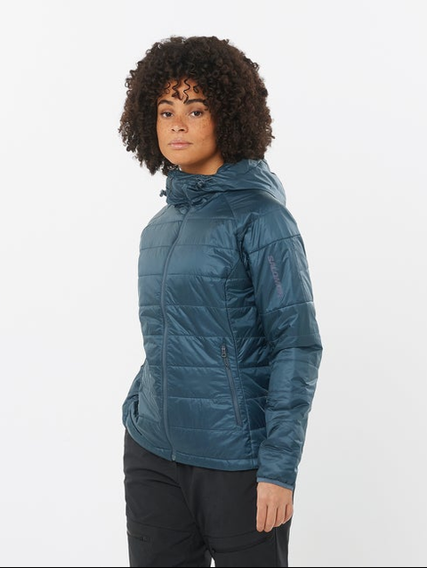 OUTLINE Women's Insulated Hooded Jacket Midnight Navy