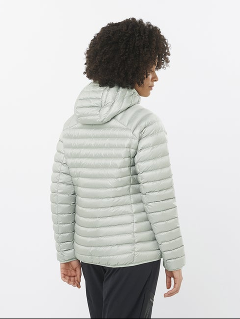 ELIXIR MICRO DOWN Women's Hooded Down Jacket MISTY BLUE