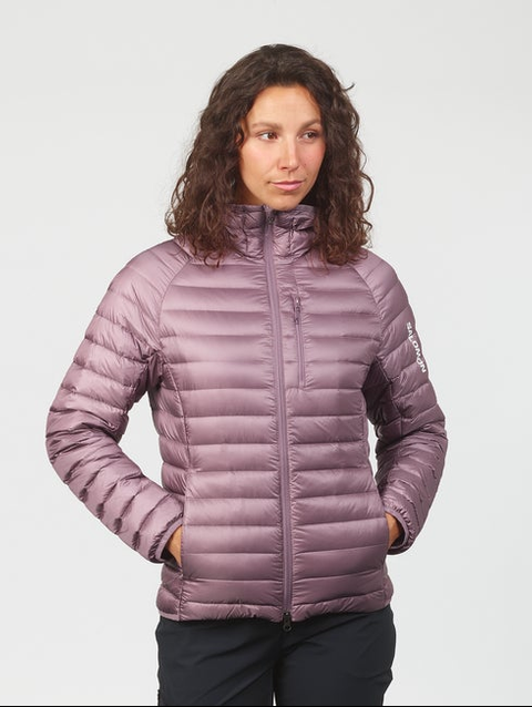 ELIXIR MICRO DOWN Women's Hooded Down Jacket MOONSCAPE