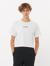 LOGO TWIST-1 Women's Short Sleeve T-Shirt WHITE