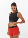 S/LAB SPEED Women's Tank DEEP BLACK / Fiery Red