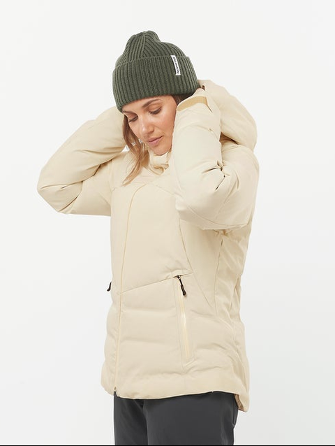 ALPENFLOW DOWN Women's Hooded Down Jacket TURTLEDOVE