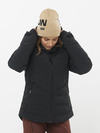 ALPENFLOW DOWN Women's Hooded Down Jacket DEEP BLACK