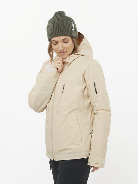 BRILLIANT Women's Insulated Jacket Hoodie TURTLEDOVE